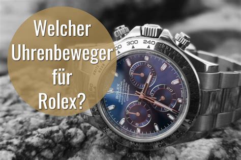 Uhrenbewegereinstellungen für Rolex .